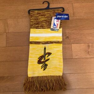 NBA Cleveland Cavaliers Scarf NWT Gold Wine Fringe Fan Gear OS